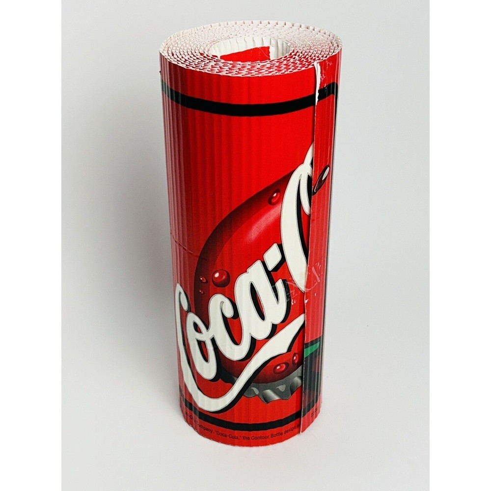 90’s Coca-Cola Classic Corrugated‎ Paper Bar Coke Backdrop Advertising Banner